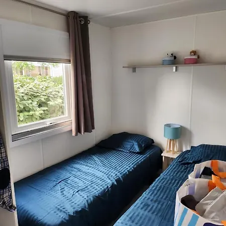 مكان تخييم Fmlodge-mobilhome Jasmin Au Sable Du Midi فالراس بلاج